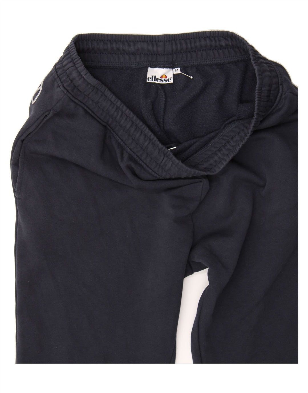 ELLESSE Womens Tracksuit Trousers UK 14 Medium  Navy Blue Cotton Vintage Ellesse and Second-Hand Ellesse from Messina Hembry 