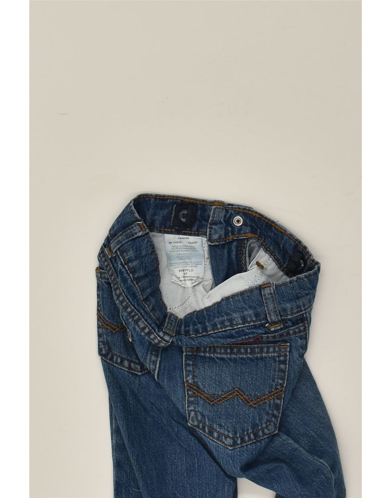 WRANGLER Girls Straight Jeans 3-4 Years W20 L13 Navy Blue Cotton | Vintage Wrangler | Thrift | Second-Hand Wrangler | Used Clothing | Messina Hembry 