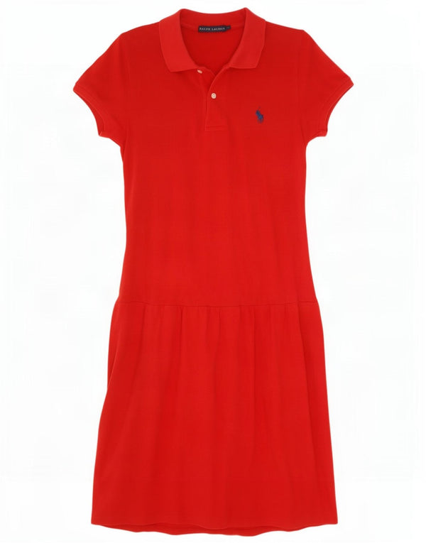 Ralph Lauren Womens Polo Dress UK 10 Small Red