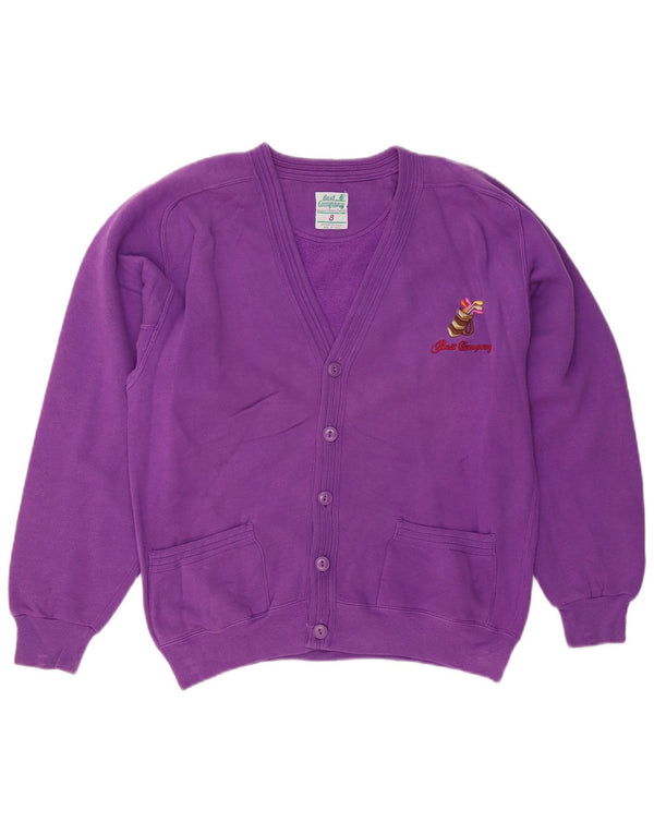 Best Company Womens Olmes Carretti Cardigan Sweater UK 8 Small Purple