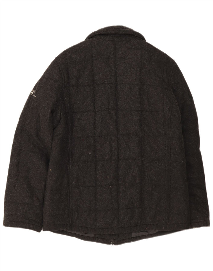 Esprit Womens Oversized Padded Jacket UK 10 Small Black Nylon