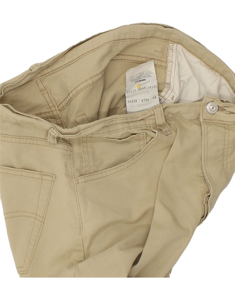 LEVI'S Mens Straight Casual Trousers W34 L27  Beige Cotton | Vintage Levi's | Thrift | Second-Hand Levi's | Used Clothing | Messina Hembry 