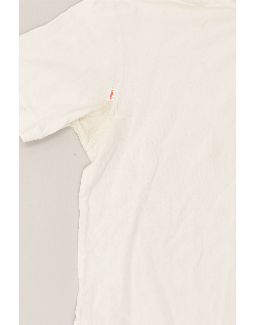 ASICS Mens Polo Shirt Large White Cotton | Vintage Asics | Thrift | Second-Hand Asics | Used Clothing | Messina Hembry 