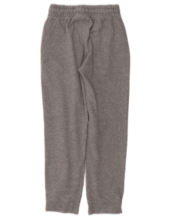 NIKE Boys Tracksuit Trousers Joggers 10-11 Years Medium Grey Cotton