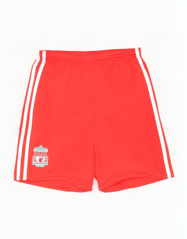 Adidas Boys Liverpool Sport Shorts 12-13 Years Red Polyester