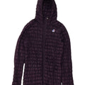 K-WAY Womens Hooded Padded Jacket US 9 Medium Purple Polyester