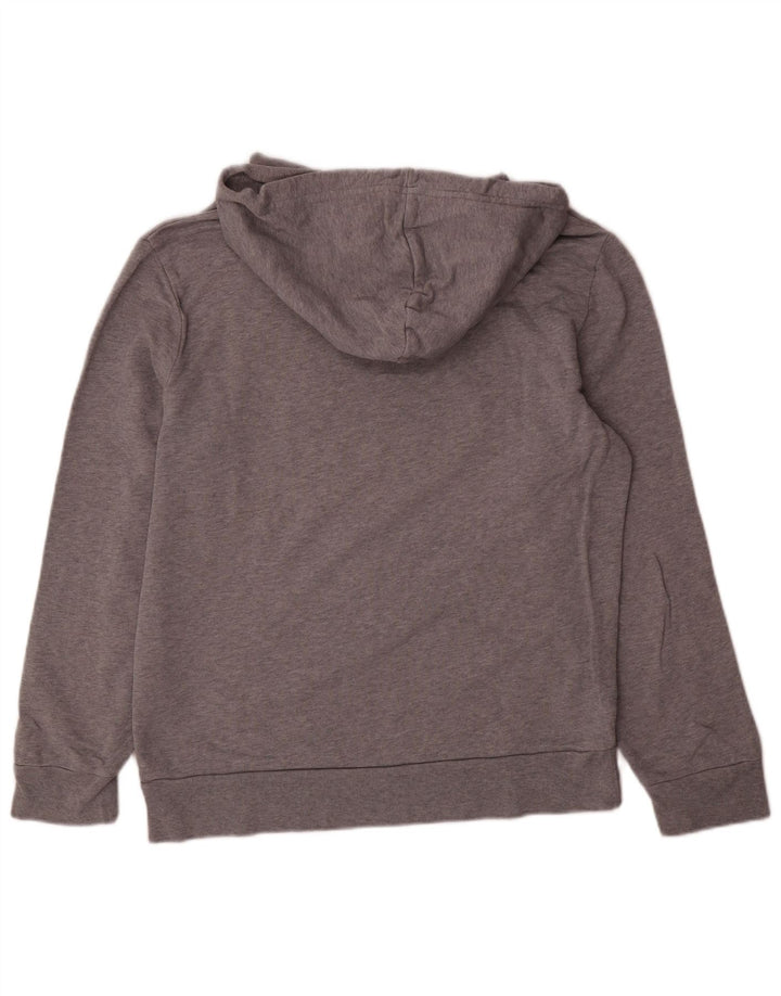 Levi's Mens Graphic Hoodie Jumper Small Grey Flecked Cotton