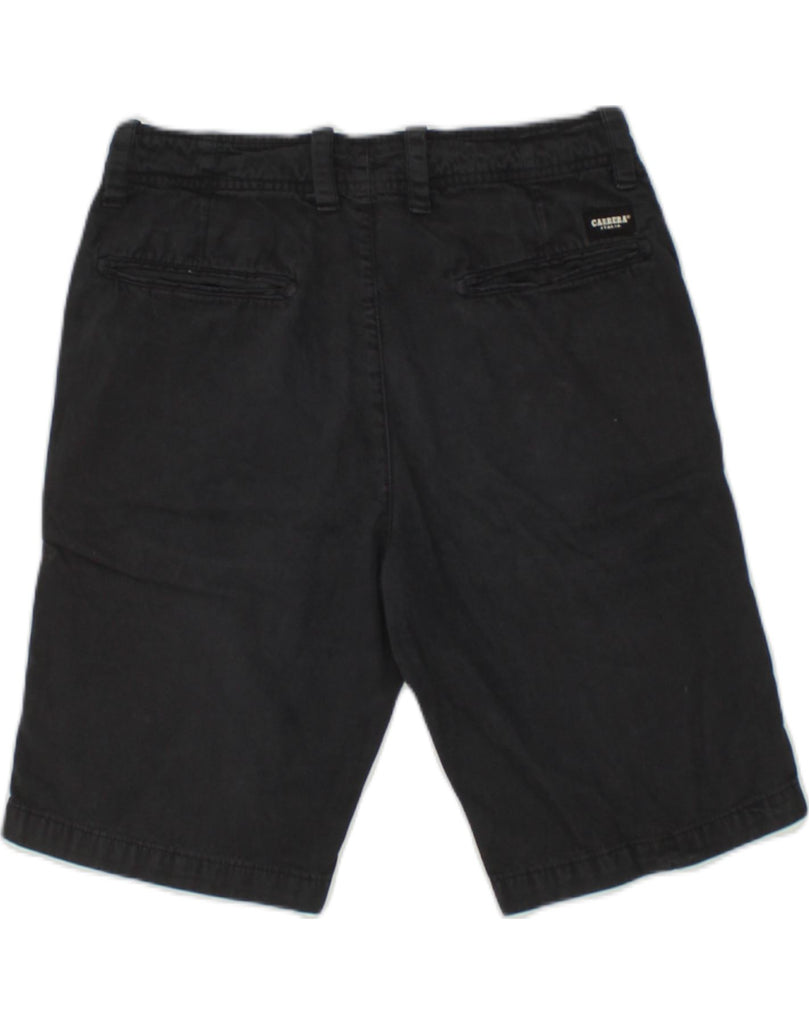 CARRERA Mens Chino Shorts W30 Medium Black Cotton | Vintage Carrera | Thrift | Second-Hand Carrera | Used Clothing | Messina Hembry 