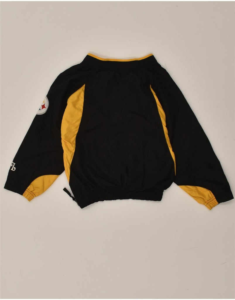 NFL Boys Sweatshirt Jumper 4-5 Years Black Colourblock Polyester | Vintage NFL | Thrift | Second-Hand NFL | Used Clothing | Messina Hembry 
