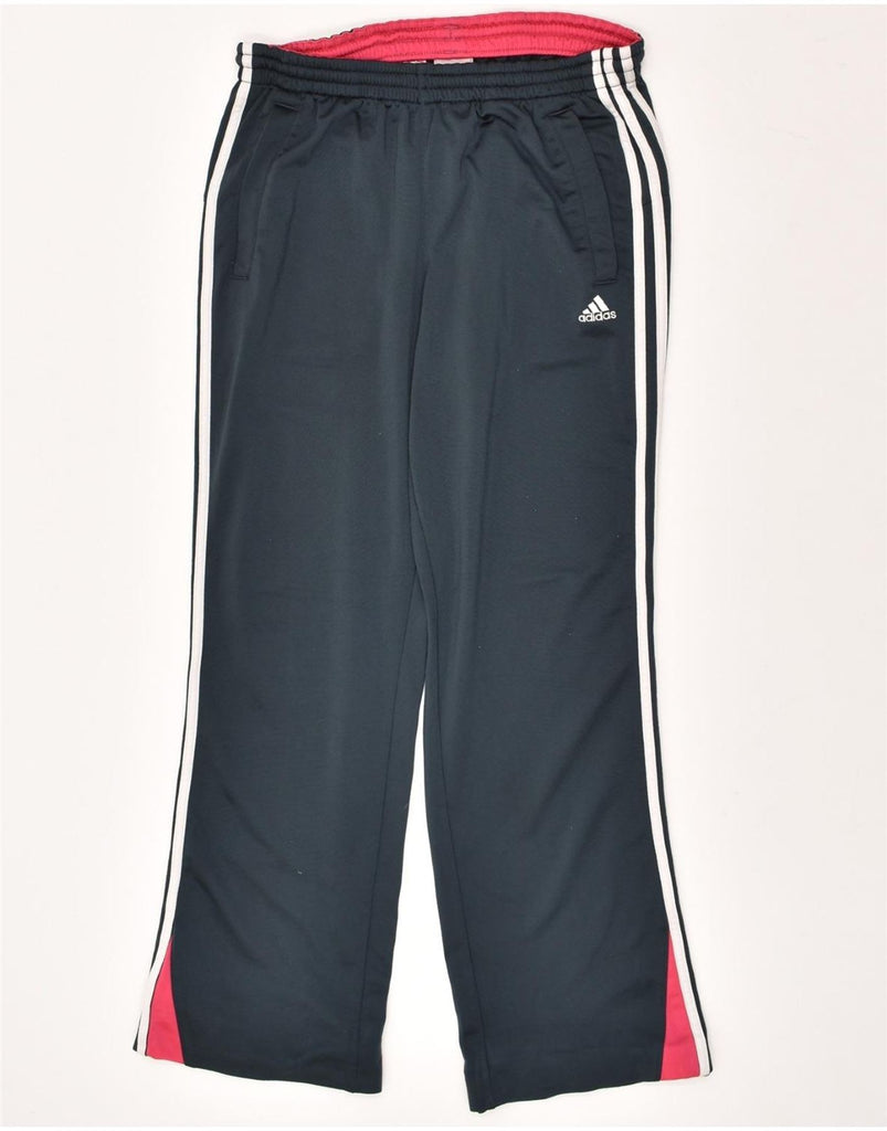 ADIDAS Girls Tracksuit Trousers 15-16 Years Black Polyester | Vintage Adidas | Thrift | Second-Hand Adidas | Used Clothing | Messina Hembry 