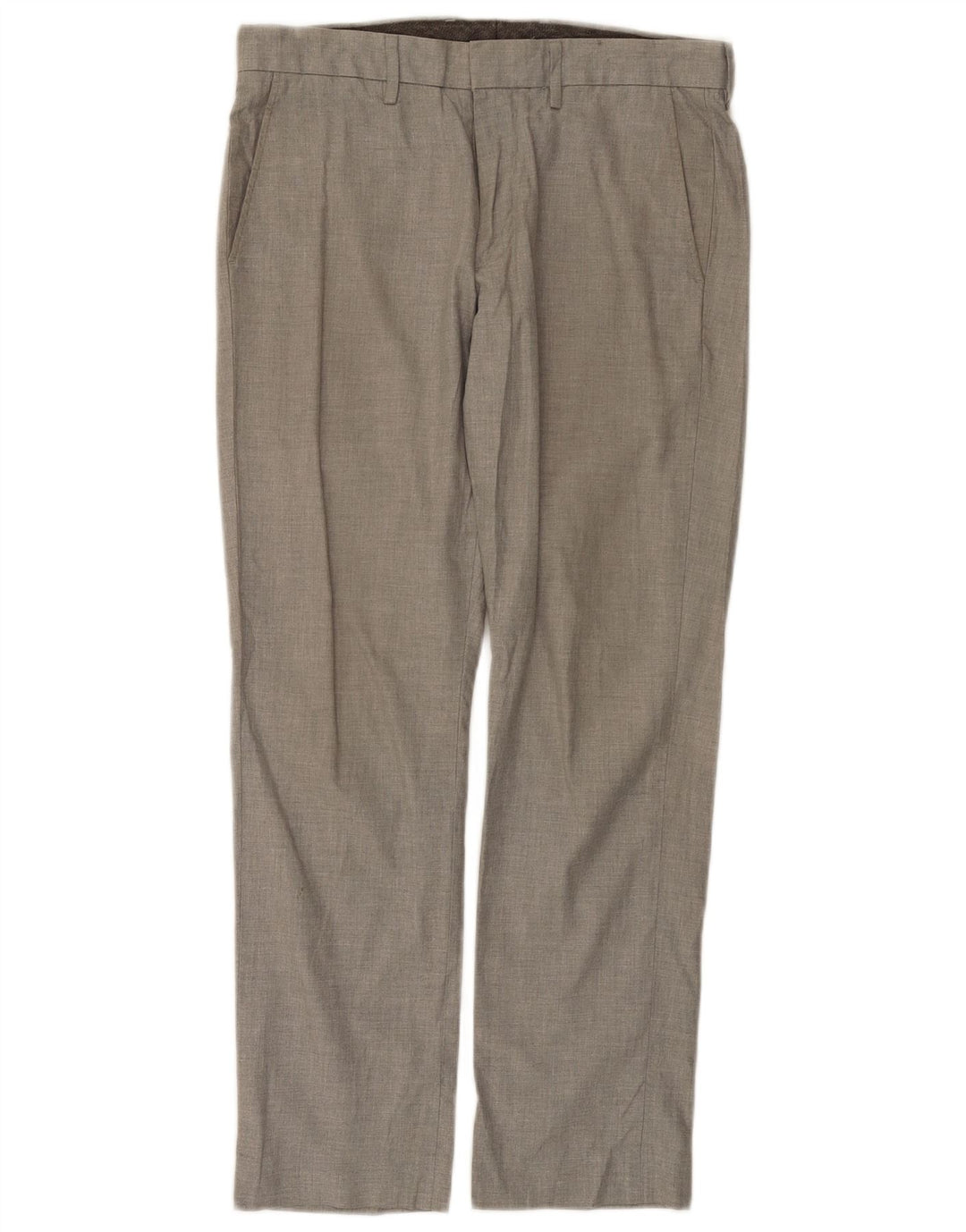 J. CREW Mens BOWERY Straight Chino Trousers W31 L30 Grey Cotton