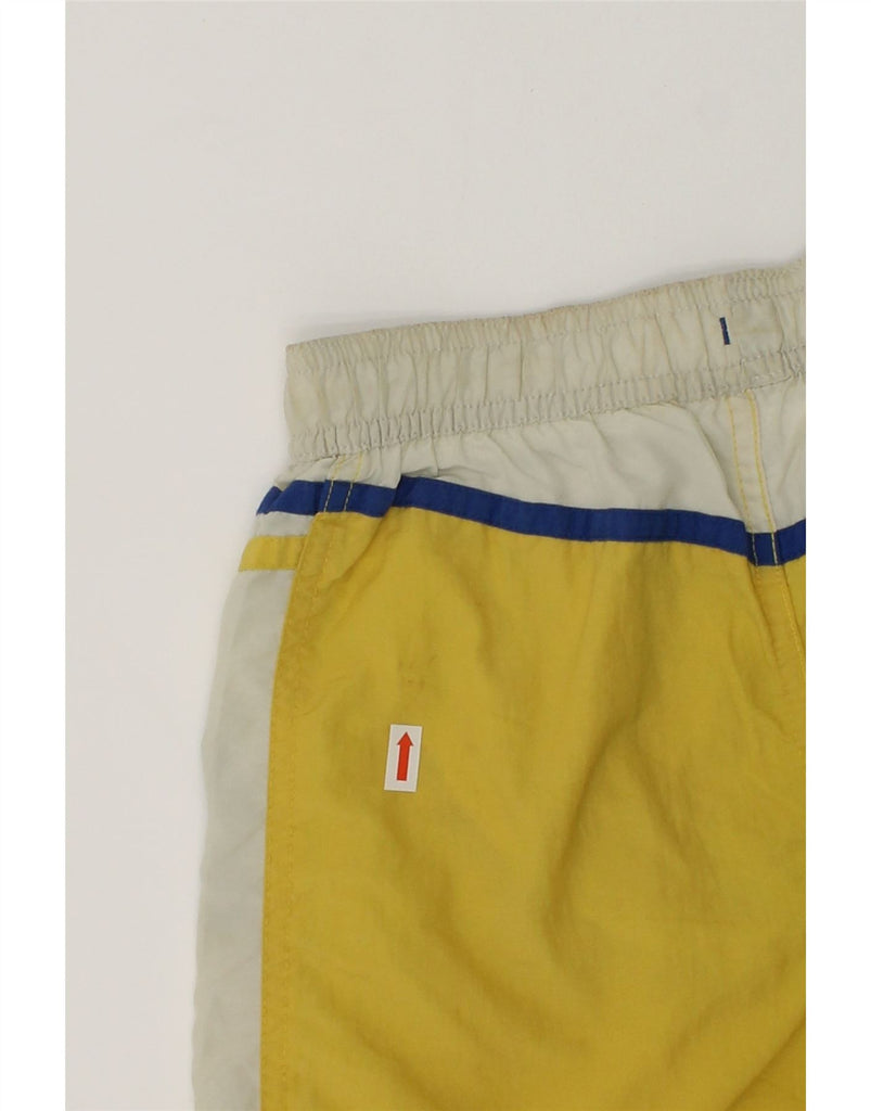 CHAMPION Boys Swimming Shorts 5-6 Years XS Yellow Polyamide | Vintage Champion | Thrift | Second-Hand Champion | Used Clothing | Messina Hembry 