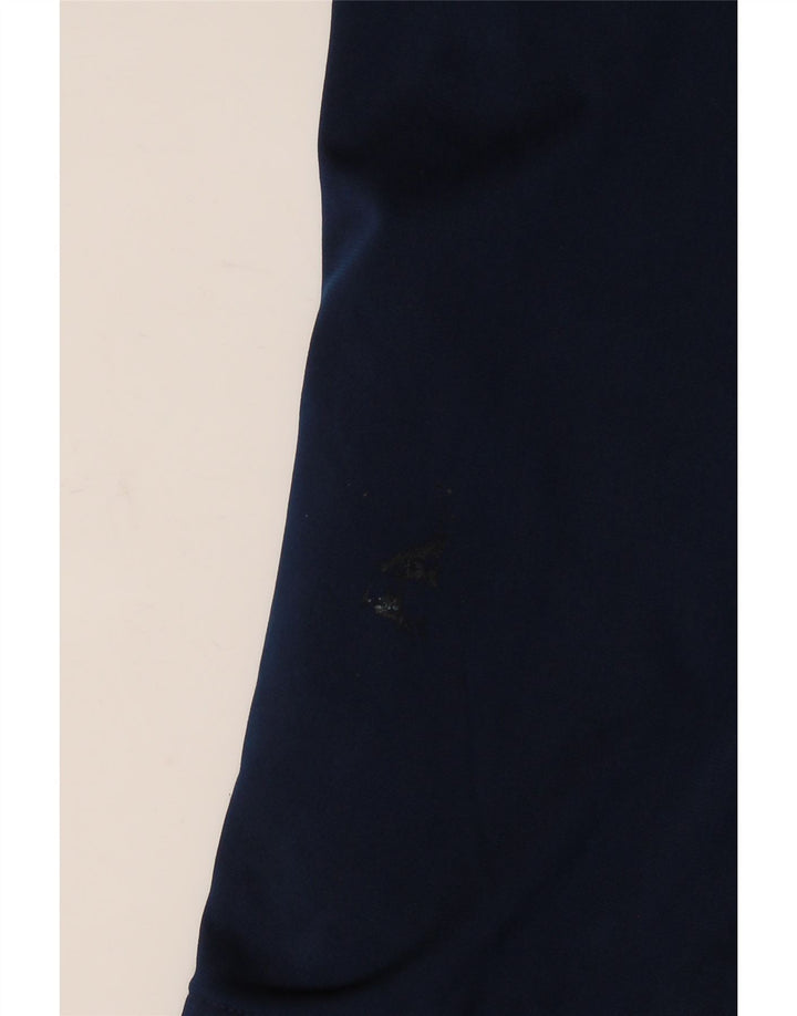 Adidas Mens Tracksuit Top Jacket UK 34/36 Small Navy Blue Polyester