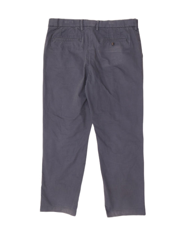 Marks & Spencer Mens Blue Harbour Straight Suit Trousers W36 L29 Navy