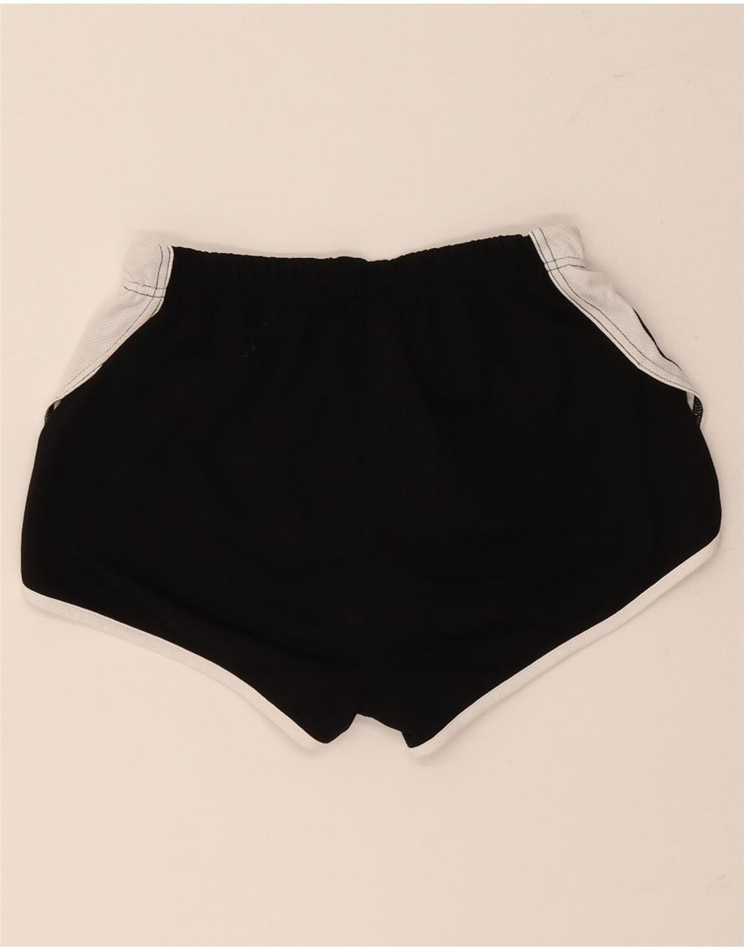 Asics Womens Sport Shorts UK 10 Small  Black Colourblock Polyester