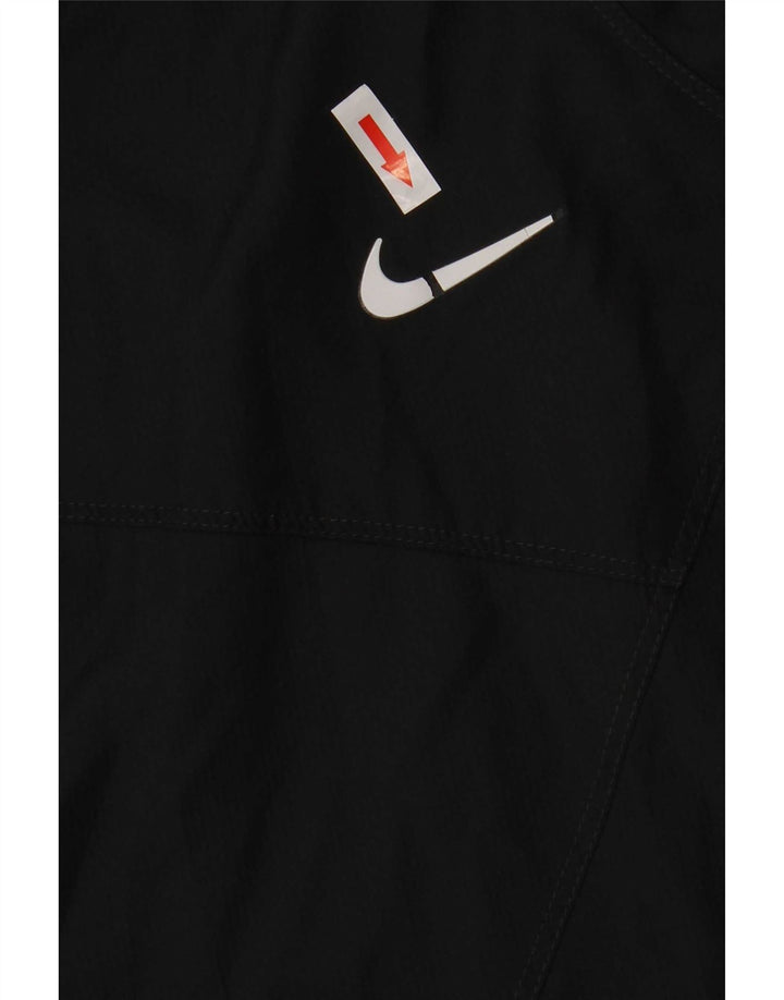 Nike Mens Tracksuit Top Jacket UK 45/47 XL Black Colourblock Polyester