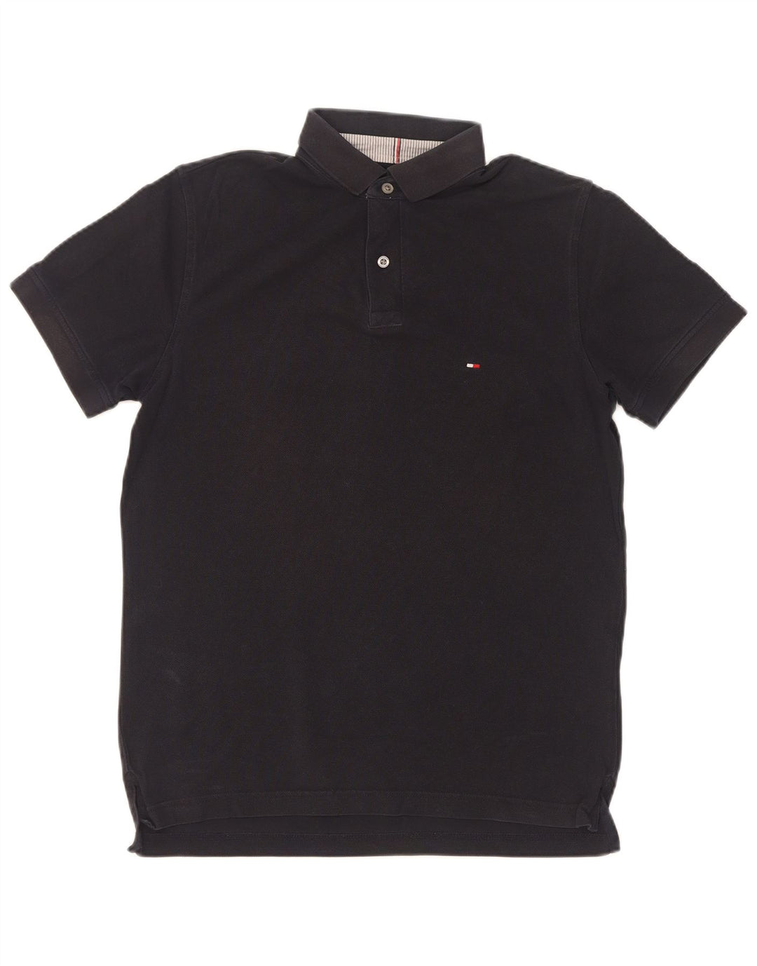 Tommy Hilfiger Mens Polo Shirt Small Navy Blue Cotton