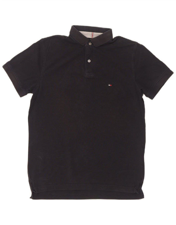 Tommy Hilfiger Mens Polo Shirt Small Navy Blue Cotton