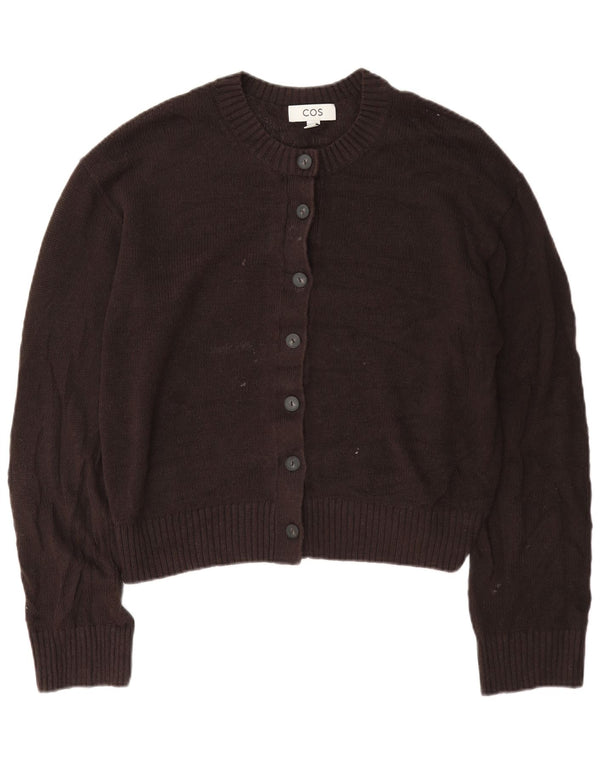 Cos Womens Cardigan Sweater UK 16 Large Brown