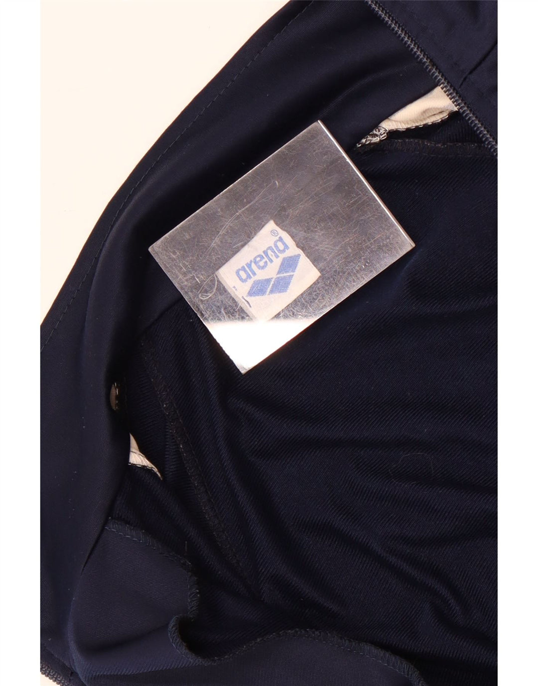 Arena Mens Graphic Tracksuit Top Jacket Small Navy Blue Colourblock