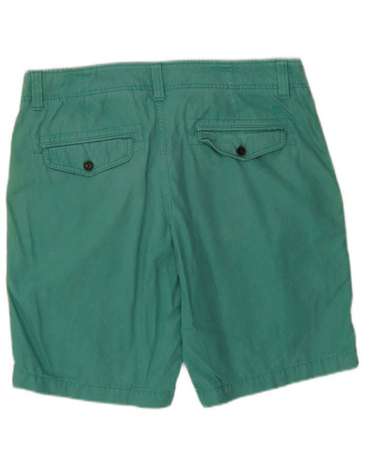 Timberland Mens Chino Shorts W36 Large Green Cotton