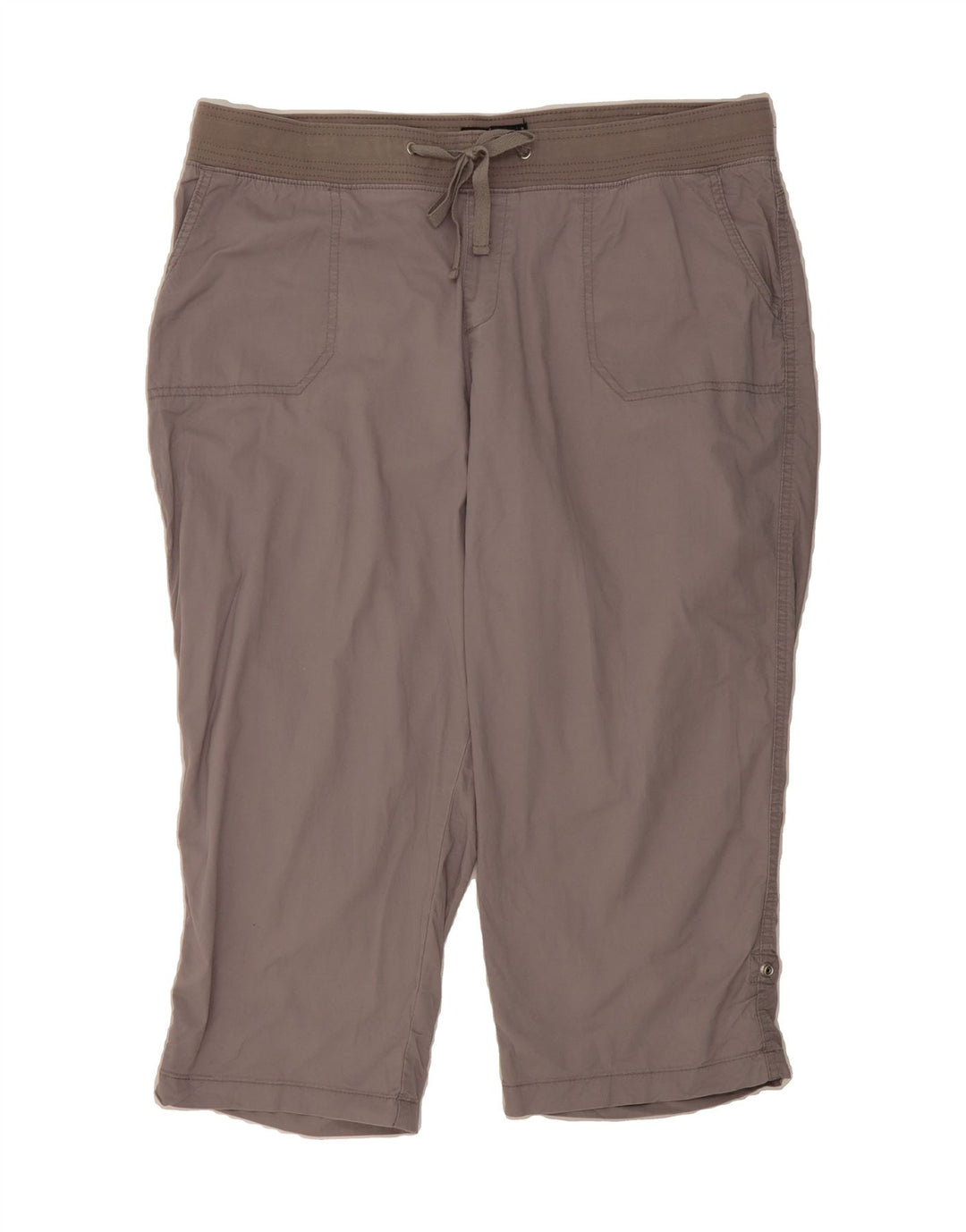 LEE Womens Straight Capri Trousers US 18 2XL W40 L22 Grey Cotton Vintage Lee and Second-Hand Lee from Messina Hembry 
