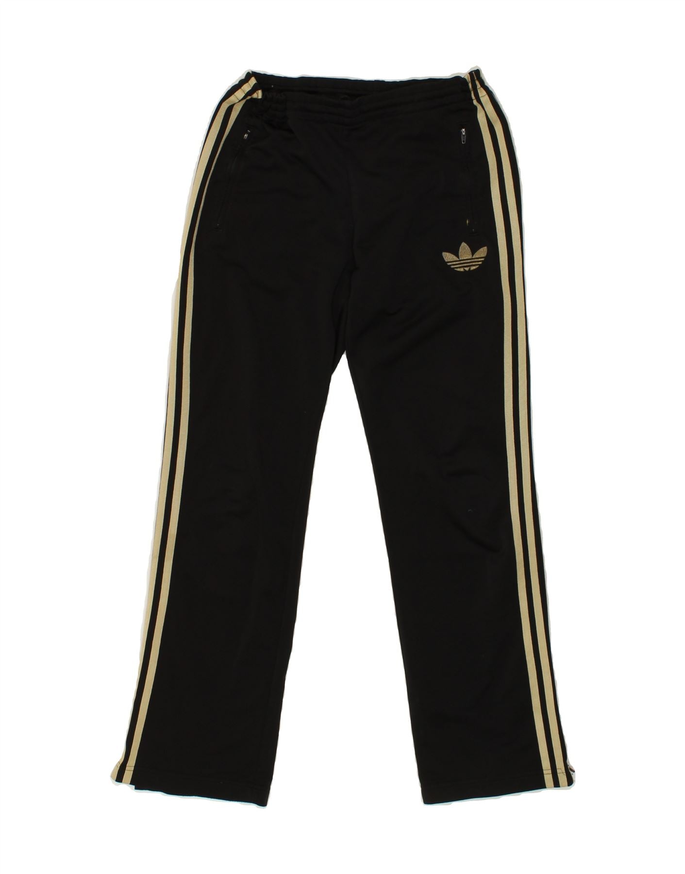ADIDAS Pantalones de chándal para mujer EU 36 Pequeño Negro Poliéster