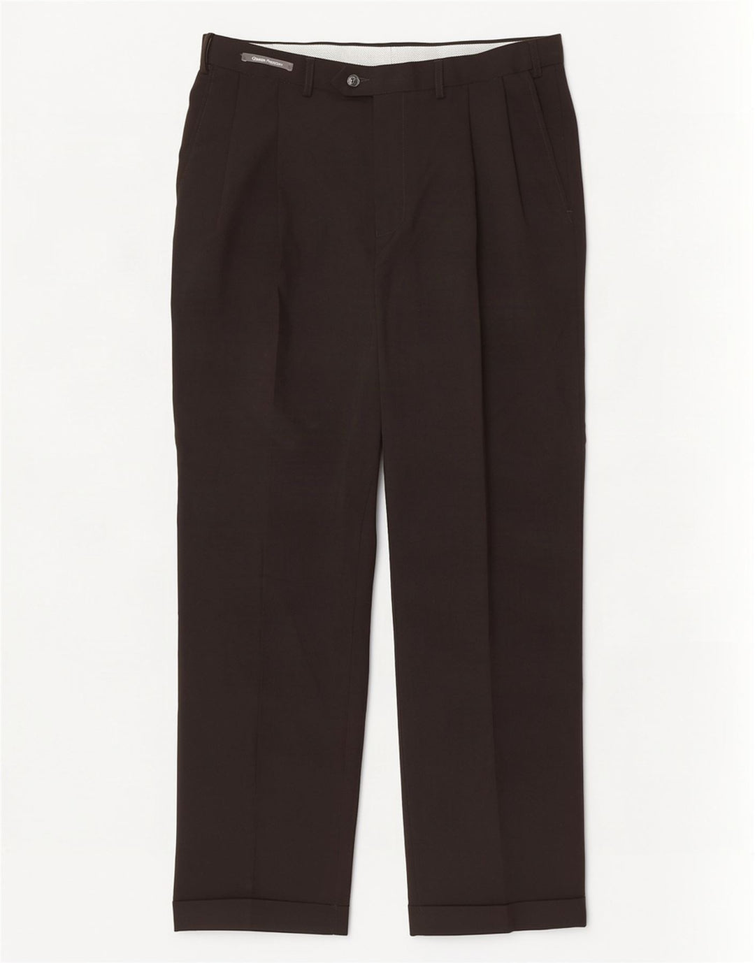 Marks & Spencer Mens Pegged Suit Trousers W34 L31 Black Polyester