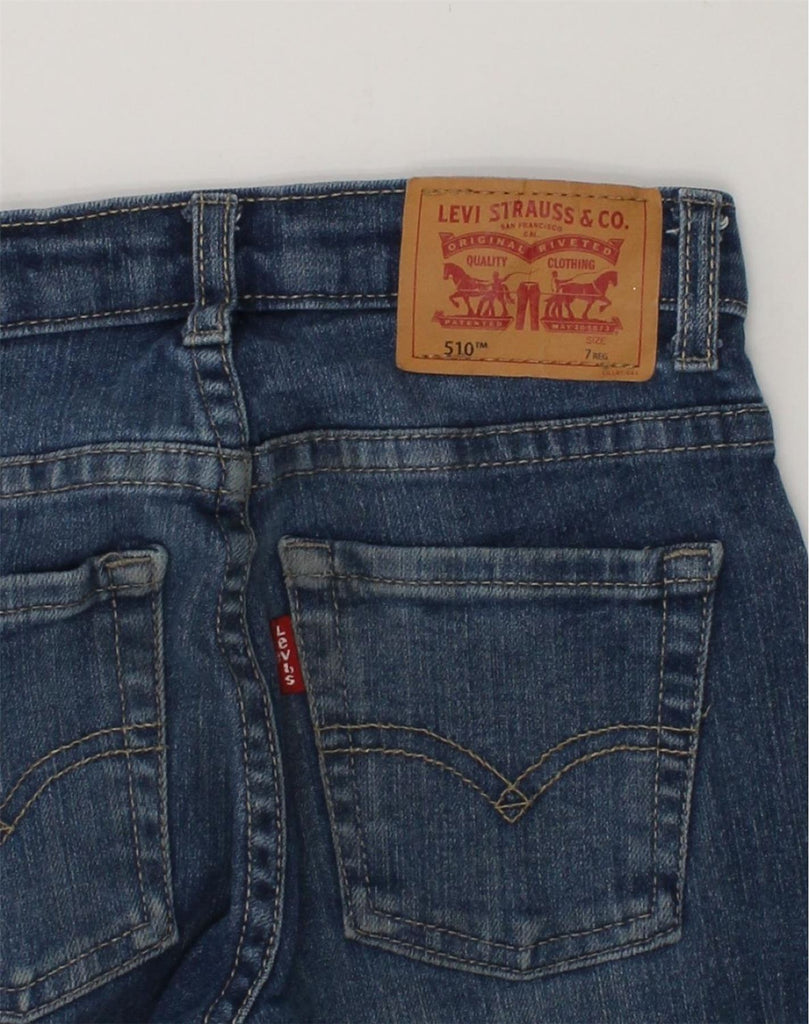 LEVI'S Girls 510 Skinny Jeans 6-7 Years W22 L20 Blue Cotton | Vintage Levi's | Thrift | Second-Hand Levi's | Used Clothing | Messina Hembry 