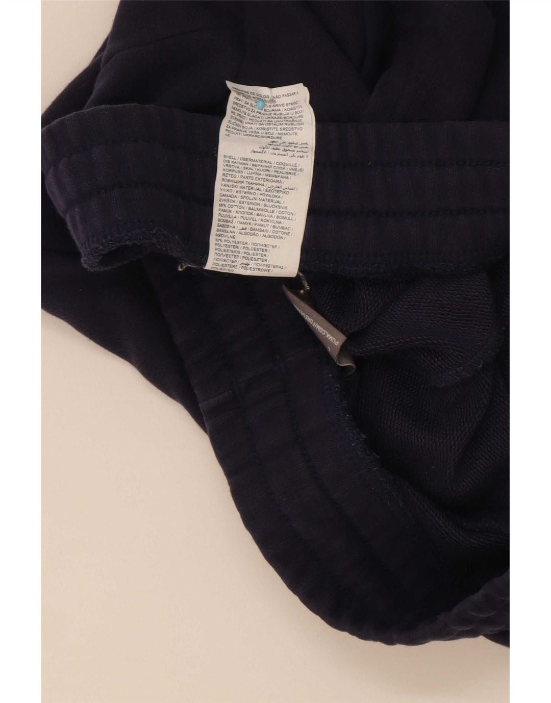 Puma Mens Sport Shorts Large Navy Blue Cotton
