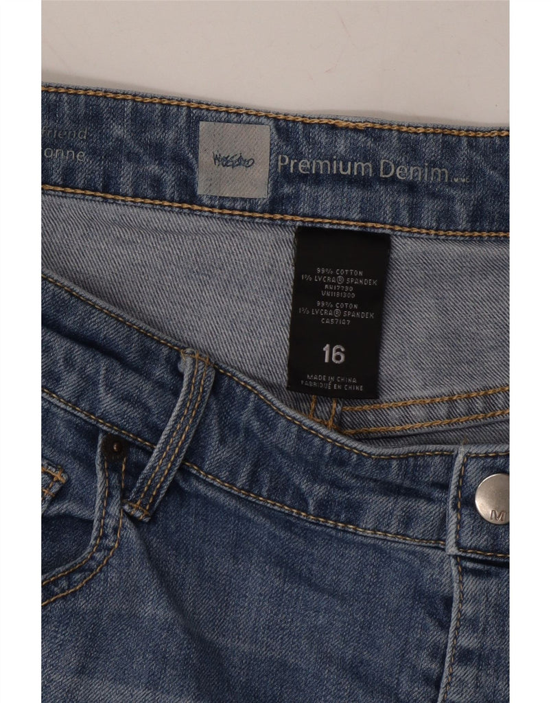 MOSSIMO Womens Boyfriend Denim Shorts US 16 2XL W40  Blue Cotton Vintage Mossimo and Second-Hand Mossimo from Messina Hembry 