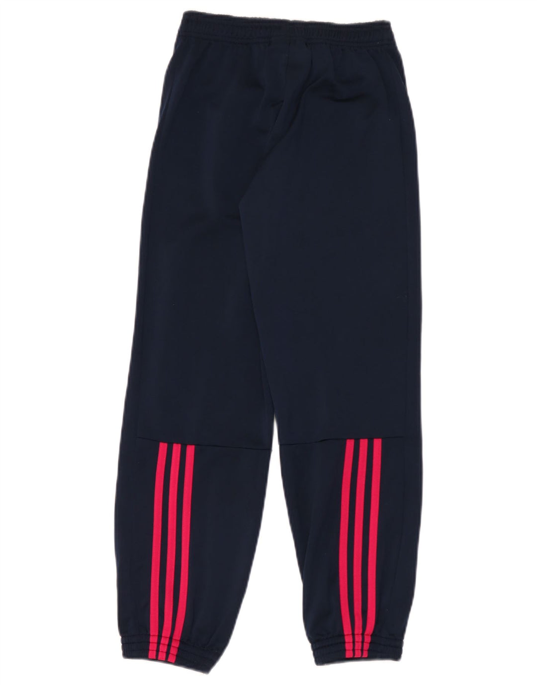 Adidas Boys Tracksuit Trousers Joggers 11-12 Years Navy Blue Polyester