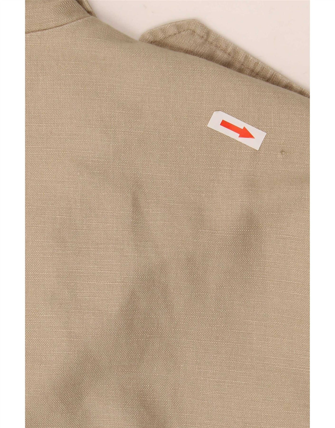 Jan Paulsen Mens Military Jacket EU 54 2XL Beige Linen