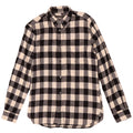 French Connection Mens Flannel Shirt Medium Black Check Cotton
