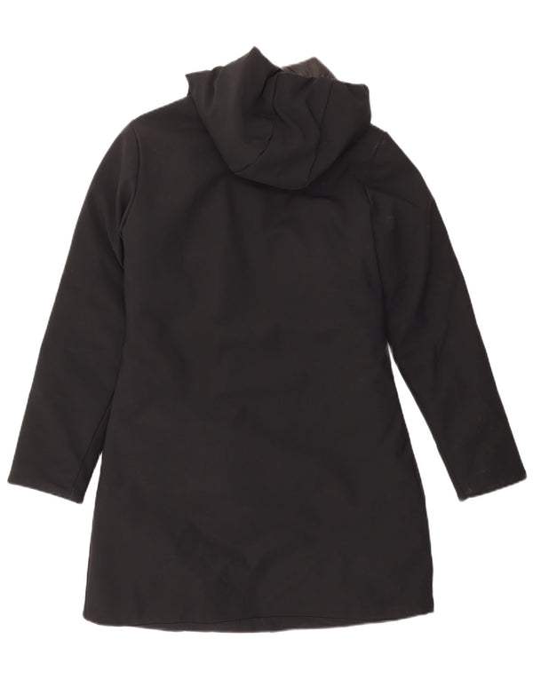 Brugi Womens Hooded Padded Coat IT 42 Medium Black