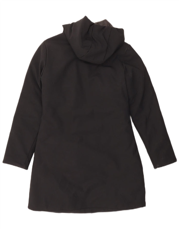 Brugi Womens Hooded Padded Coat IT 42 Medium Black