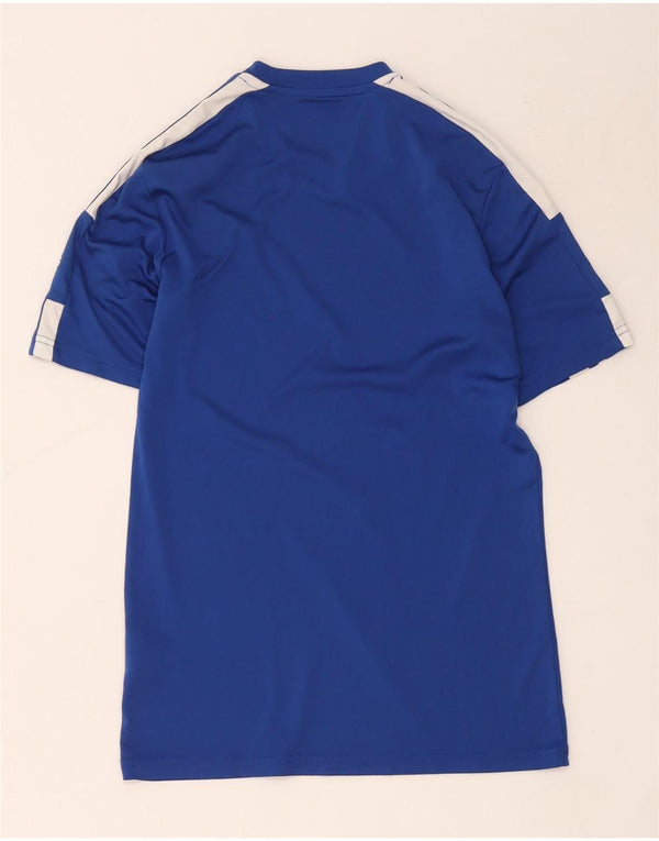 Adidas Mens Aeroready T-Shirt Top Small Blue Colourblock Polyester
