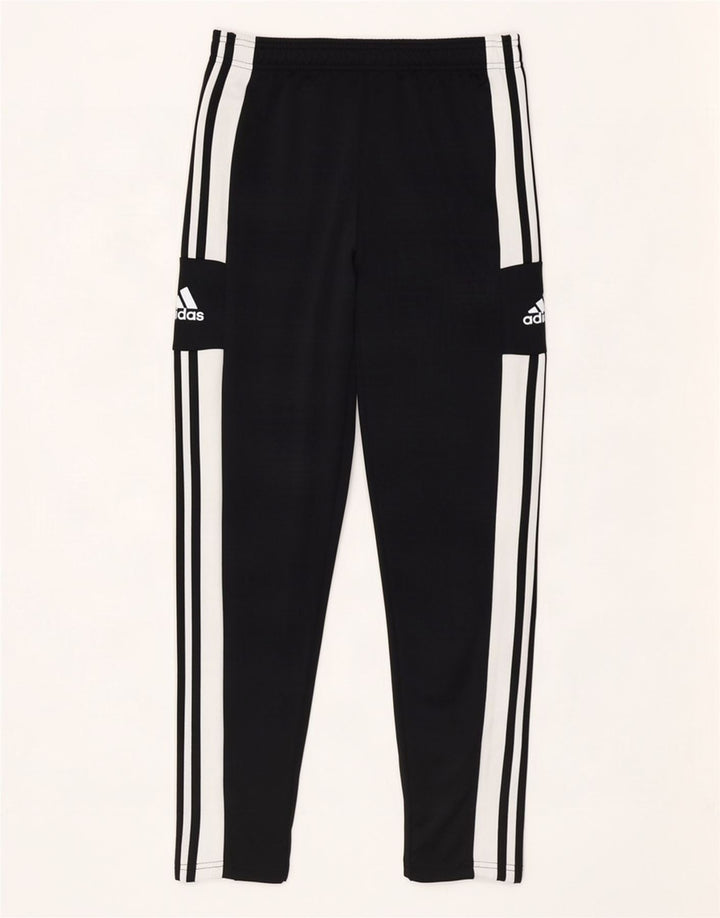 Adidas Mens Aeroready Tracksuit Trousers Small Black Colourblock Polyester
