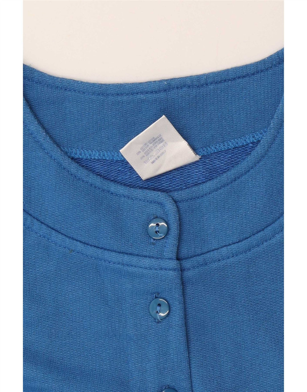 F.LLI Campagnolo Womens Graphic Sweatshirt Jumper UK 14 Large Blue