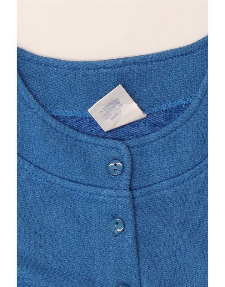 F.LLI Campagnolo Womens Graphic Sweatshirt Jumper UK 14 Large Blue