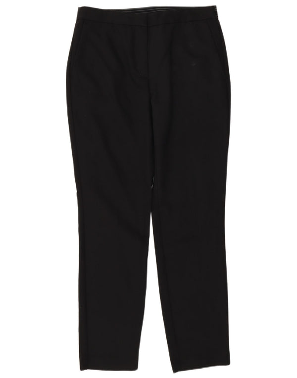 Zara Womens Slim Chino Trousers Medium W28 L28 Black Cotton