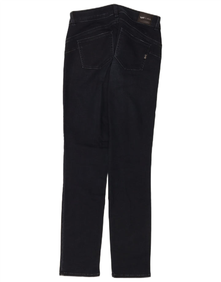 Gas Womens Britty Slim Jeans W27 L30 Navy Blue Cotton