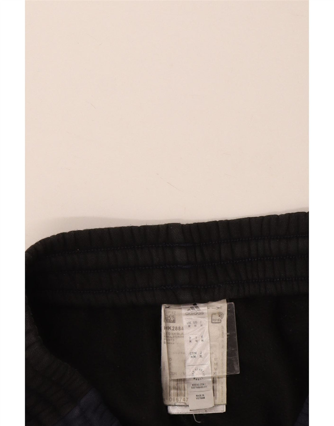 ADIDAS Mens Tracksuit Trousers Joggers Medium  Navy Blue Colourblock