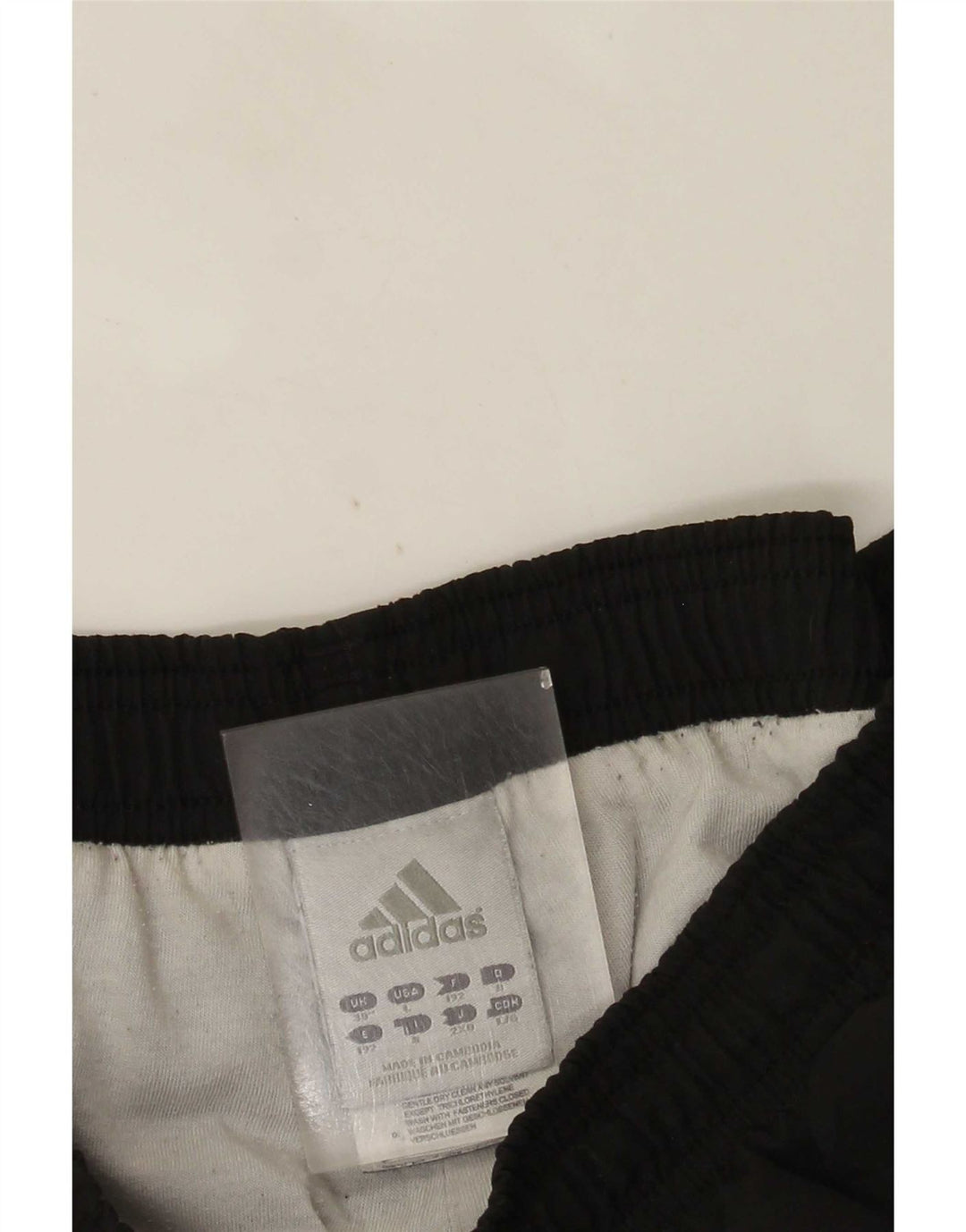 Adidas Mens Tracksuit Trousers Joggers XL  Black Polyester