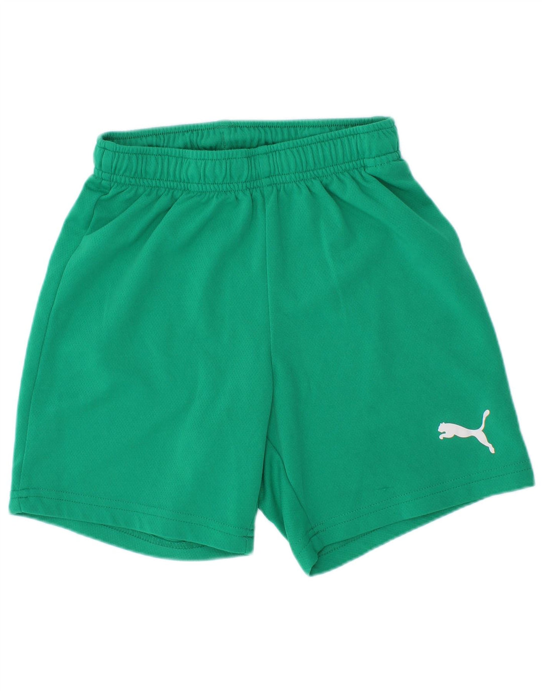 Puma Boys Sport Shorts 7-8 Years Green Polyester