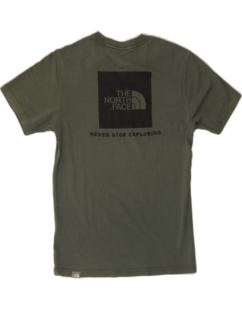 THE NORTH FACE Mens Graphic T-Shirt Top XS Khaki Cotton Vintage The North Face and Second-Hand The North Face from Messina Hembry 