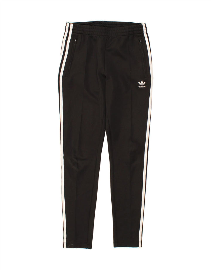 ADIDAS Womens Tracksuit Trousers UK 6 XS Black Polyester Vintage Adidas and Second-Hand Adidas from Messina Hembry 