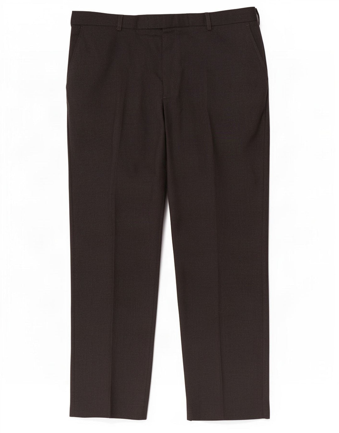 Marks & Spencer Mens Straight Suit Trousers W42 L33 Black Polyester