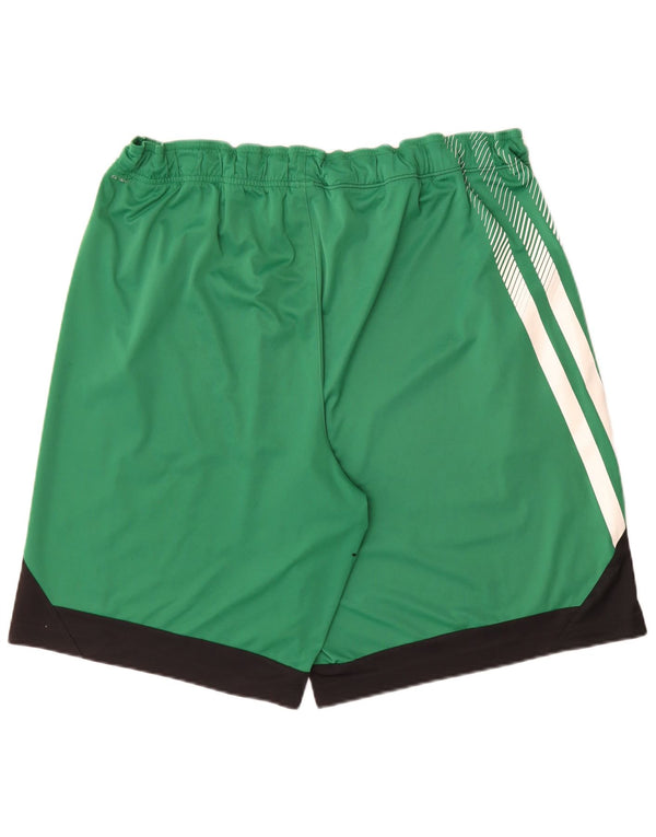 Adidas Mens Boston Celtics Sport Shorts XL Green Colourblock Sports