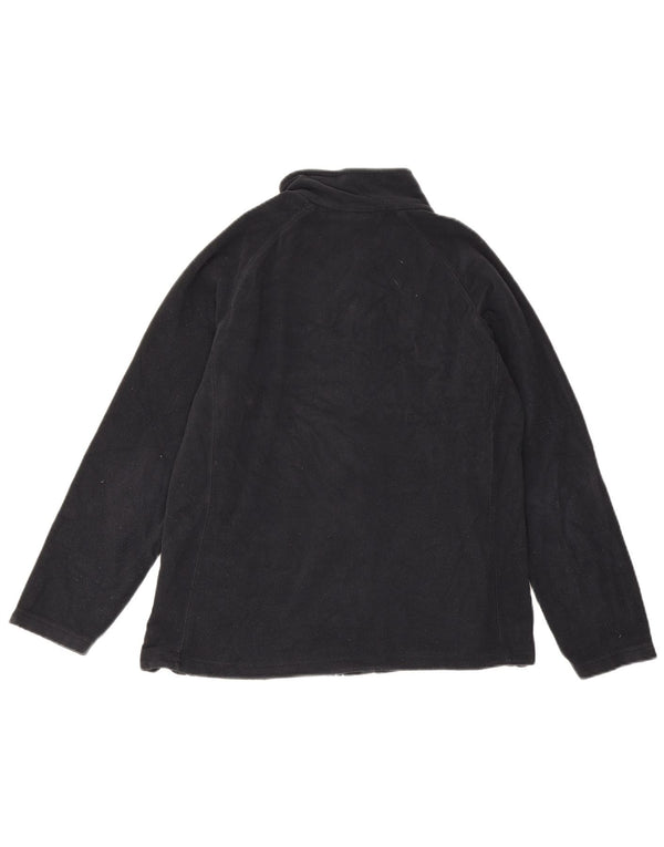 Mountain Warehouse Womens Fleece Jacket UK 12 Medium Black Polyester